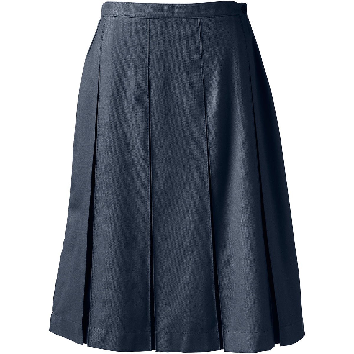 Women's Box Pleat Skirt Below the Knee