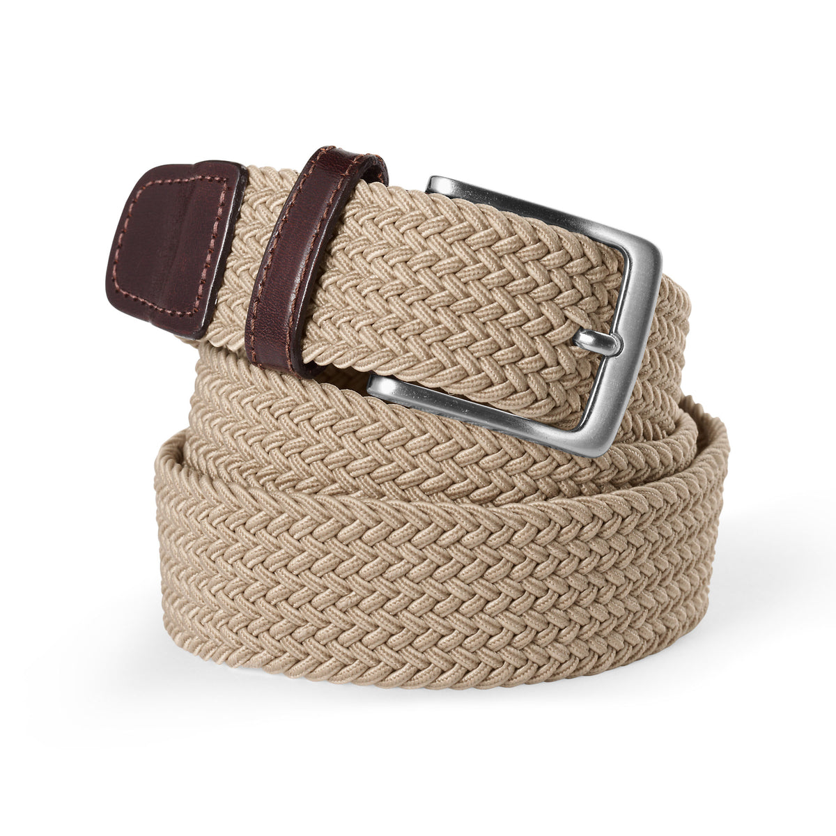 Men's Elastic Braid Belt