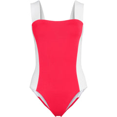 Women's Plus Size Square Neck High Leg One Piece Swimsuit