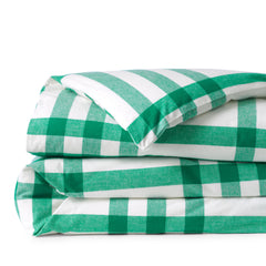 Luxe Supima Cotton Flannel Printed Duvet Bed Cover - 6oz