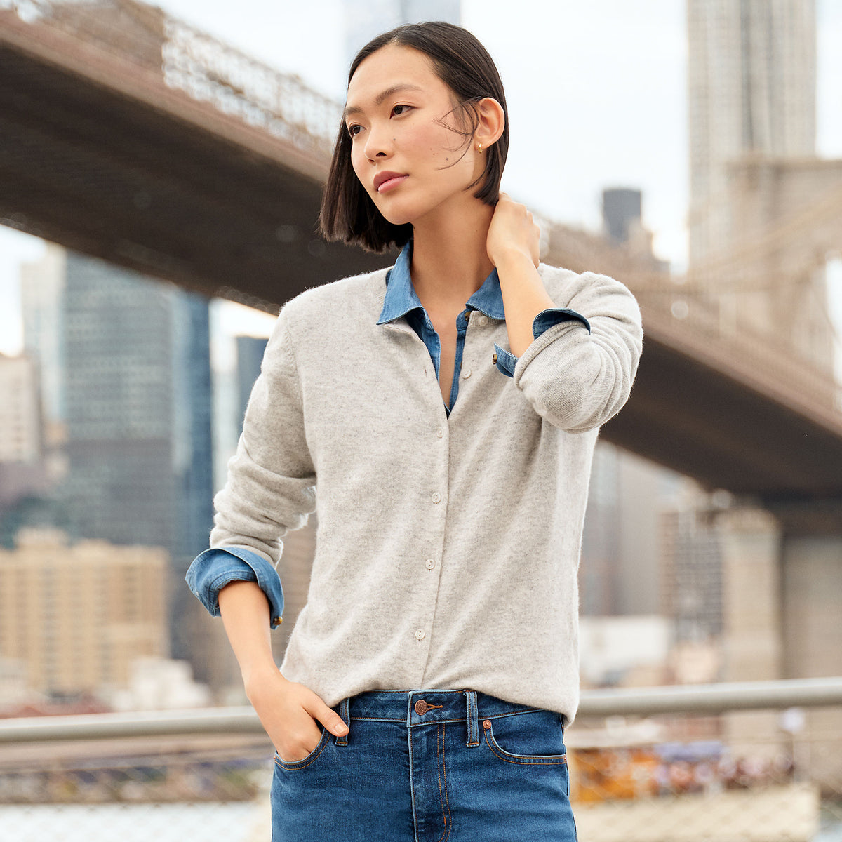 Women's Cashmere Cardigan Sweater
