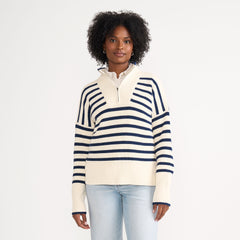 Women's Tall Drifter Cotton Quarter Zip Pullover Sweater