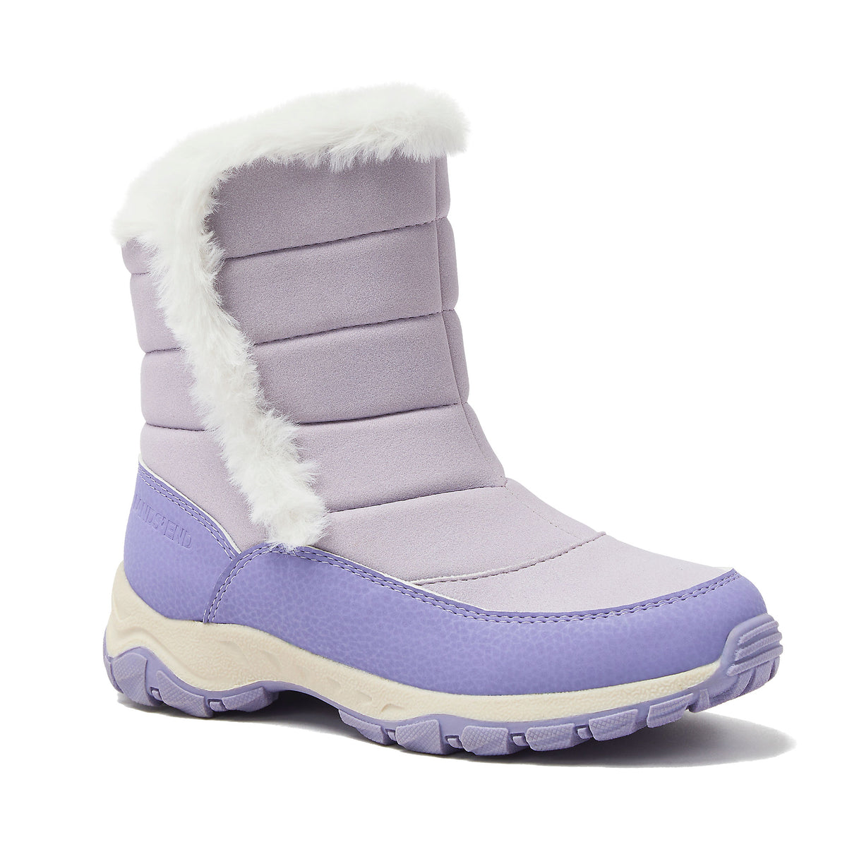 Kids Expedition Faux Fur Waterproof Puffer Snow Boots