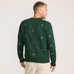 Men's Long Sleeve Drifter Holiday Roads Crewneck Sweater