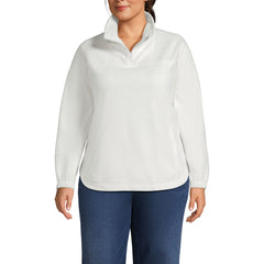 Women's Plus Size Luxe Fleece Quarter Zip