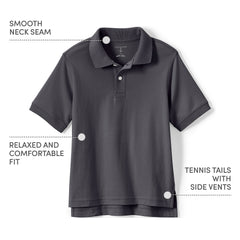 Men's Short Sleeve Interlock Polo Shirt