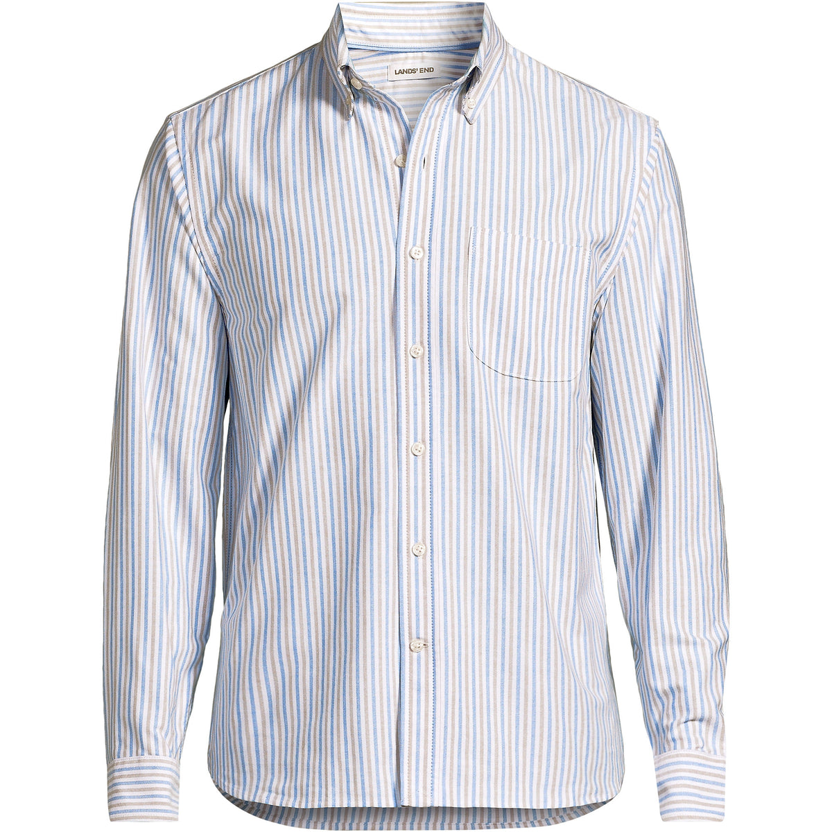 Men's Big Long Sleeve Easy Fit Sail Rigger Oxford Shirt