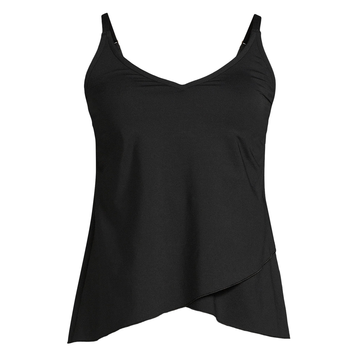 Women's Plus Size DDD-Cup Tulip Hem Tankini Top