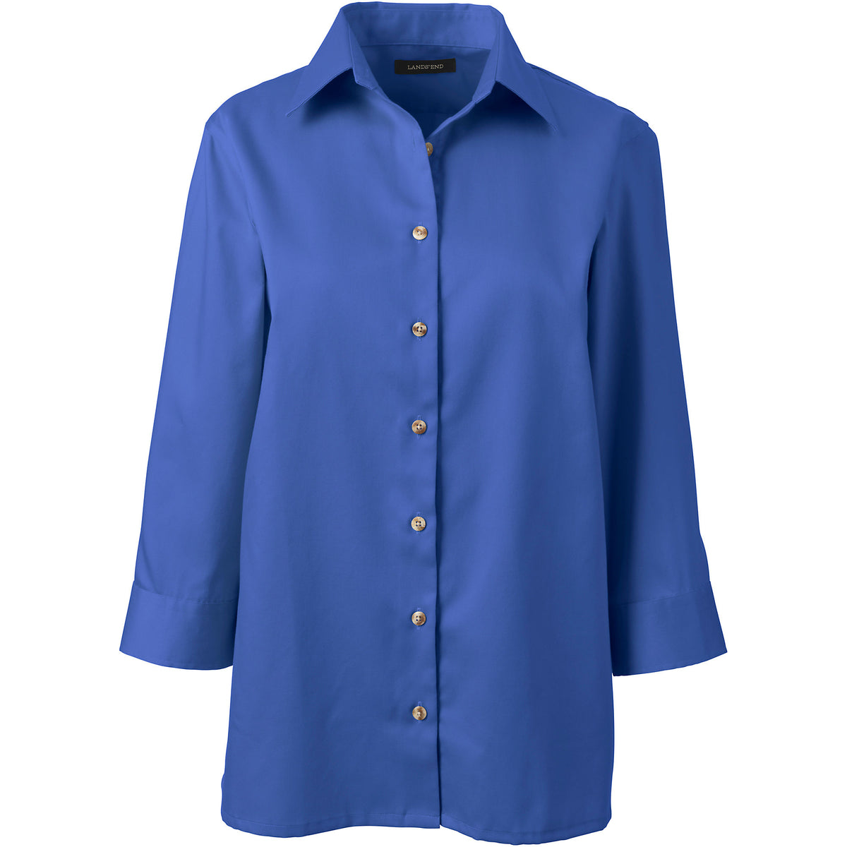 Women's Plus Size 3/4 Sleeve Performance Twill Shirt