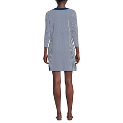 Women's SunShade UPF50 Quickdry 3/4 Sleeve Notched Collar Swim Coverup