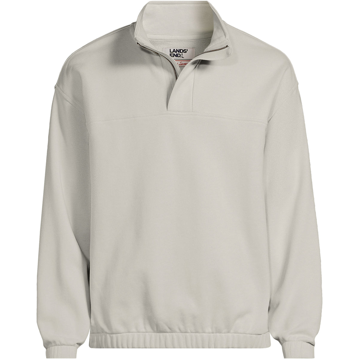 Men's Long Sleeve French Terry Vintage Wash Quarter Zip