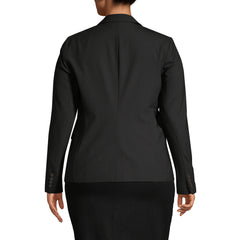 School Uniform Women's Plus Size Washable Wool Two Button 26" Blazer
