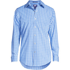 Men's Tailored Fit Straight Collar Patterned Broadcloth Shirt
