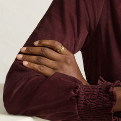 Water-Resistant Adjustable Illusion Stack Ring