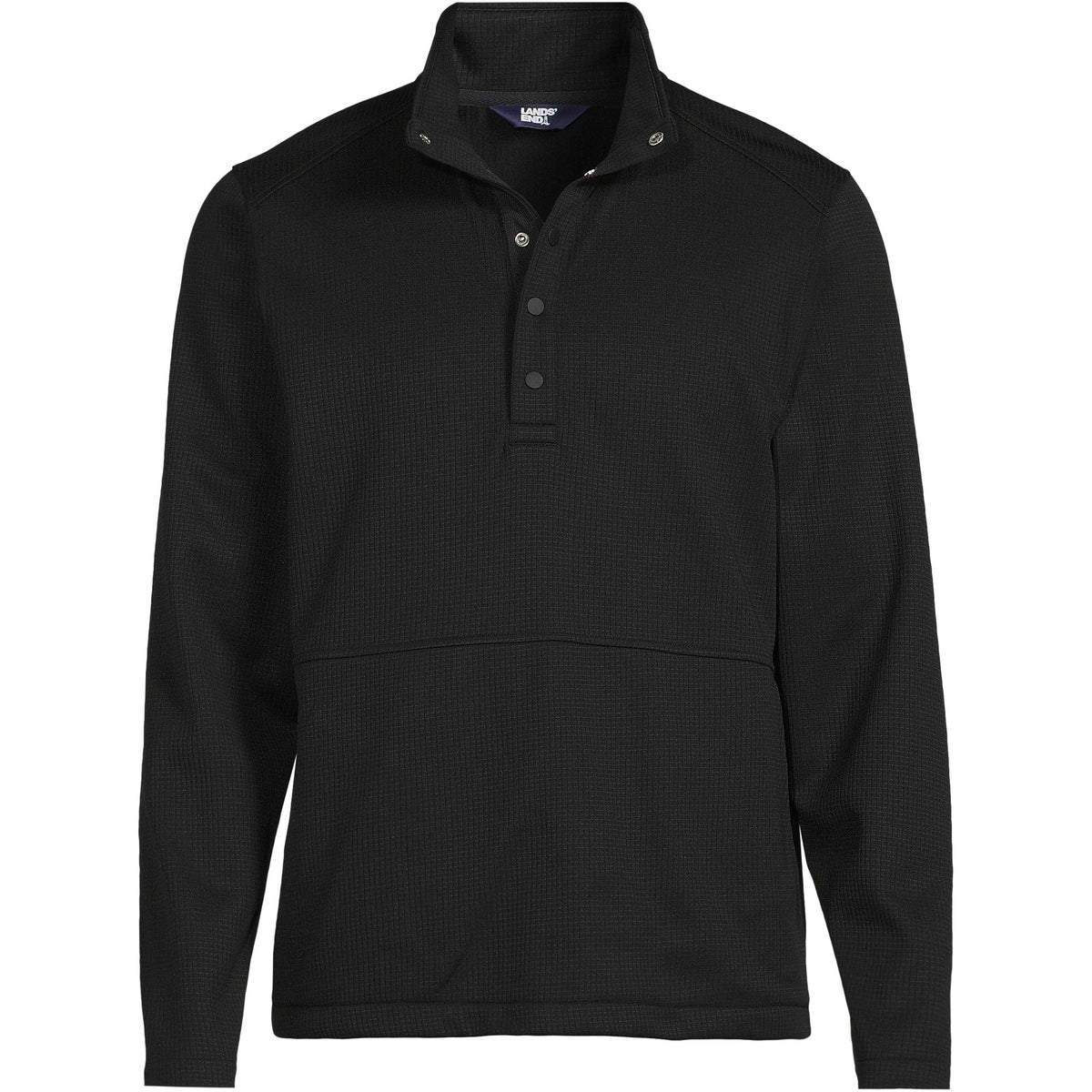 Unisex Grid Tech Snapneck Pullover Shirt