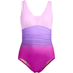 Women's DDD-Cup SlenderSuit Grecian Low Leg One Piece Swimsuit