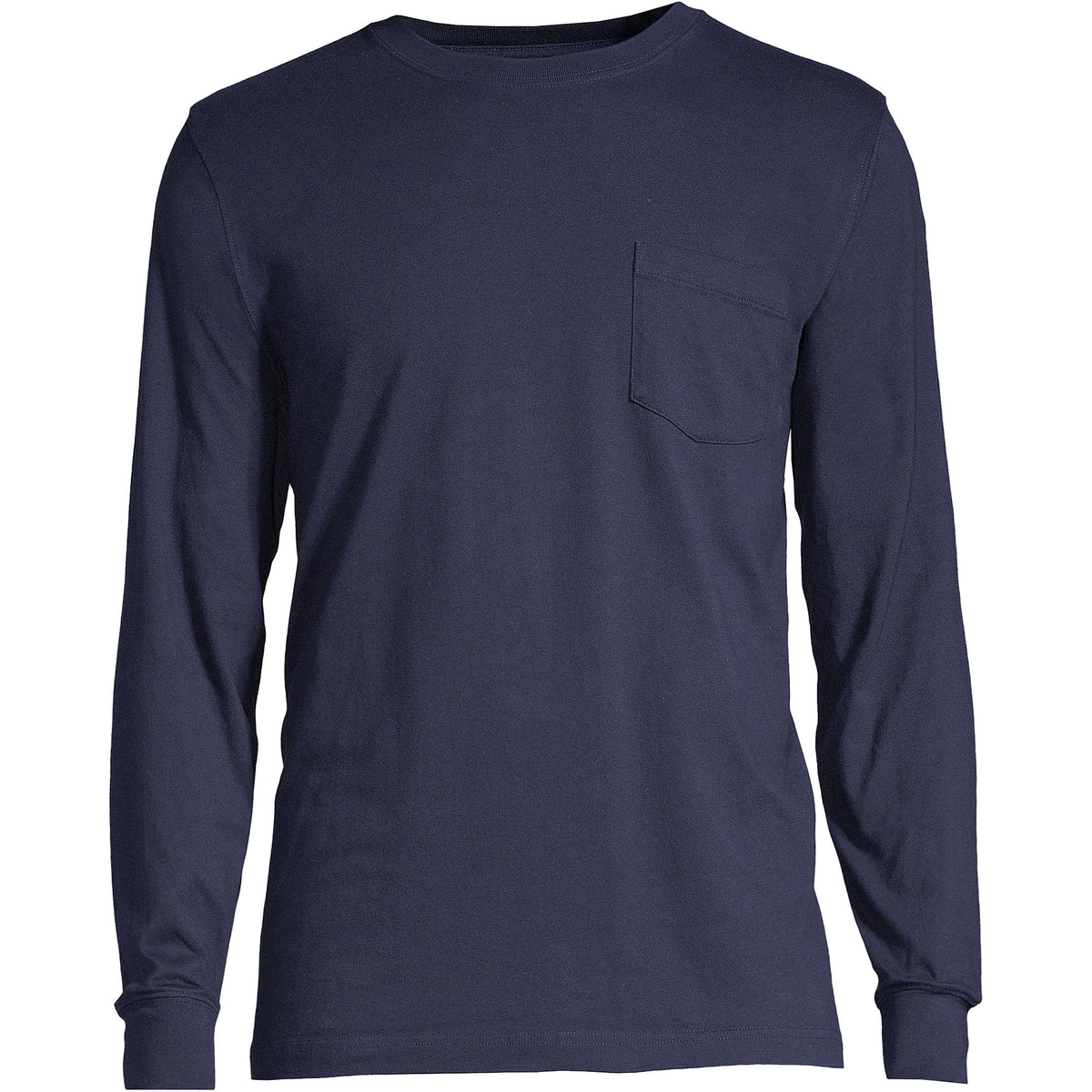 Men's Big and Tall Super-T Long Sleeve T-Shirt with Pocket