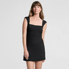 Women's NEW Smoothing Square Neck Ruched Swim Dress Swimsuit
