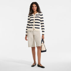 Women's Petite Chino Fixed Waistband 12" Shorts