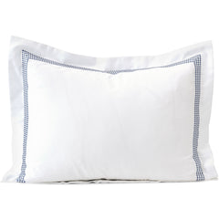 400 Thread Count Premium Supima Cotton No Iron Sateen Embroidered Pillow Sham