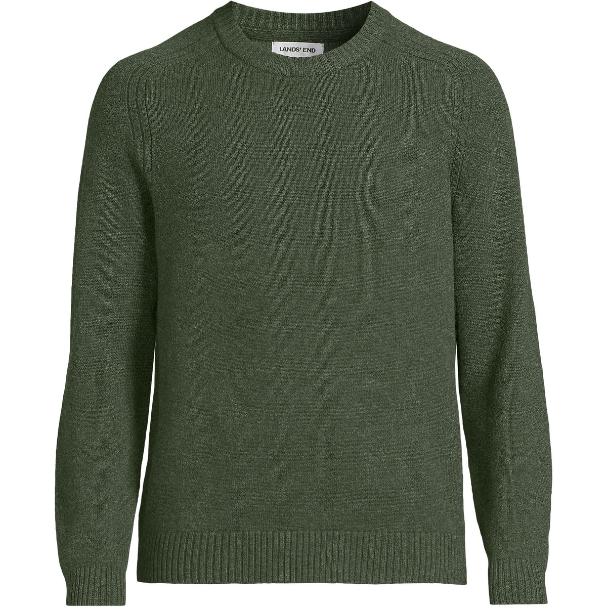Men's Long Sleeve Lambswool Crewneck Sweater