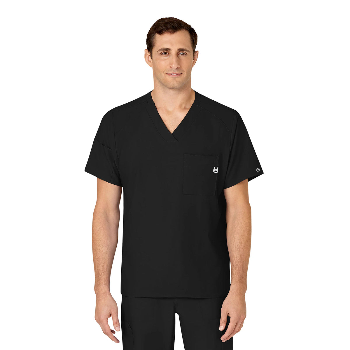 School Uniform Men's Big Wink W123 V-Neck Scrub Top