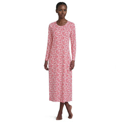 Women's Cotton Long Sleeve Midcalf Nightgown