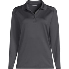 School Uniform Women's Long Sleeve Feminine Fit Rapid Dry Polo Shirt