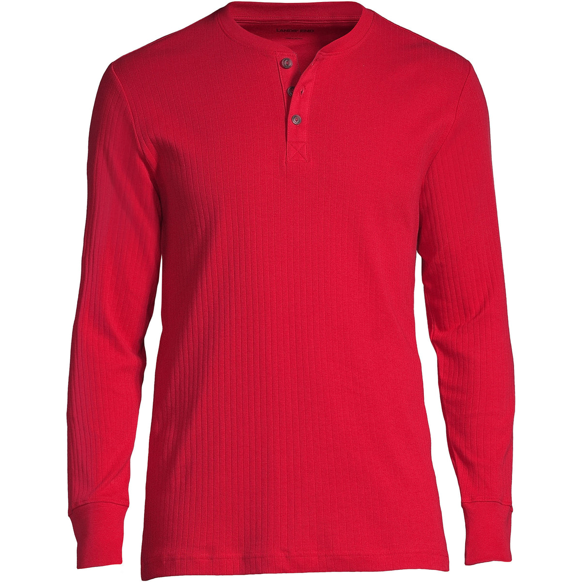 Men's Big and Tall Knit Rib Pajama Henley